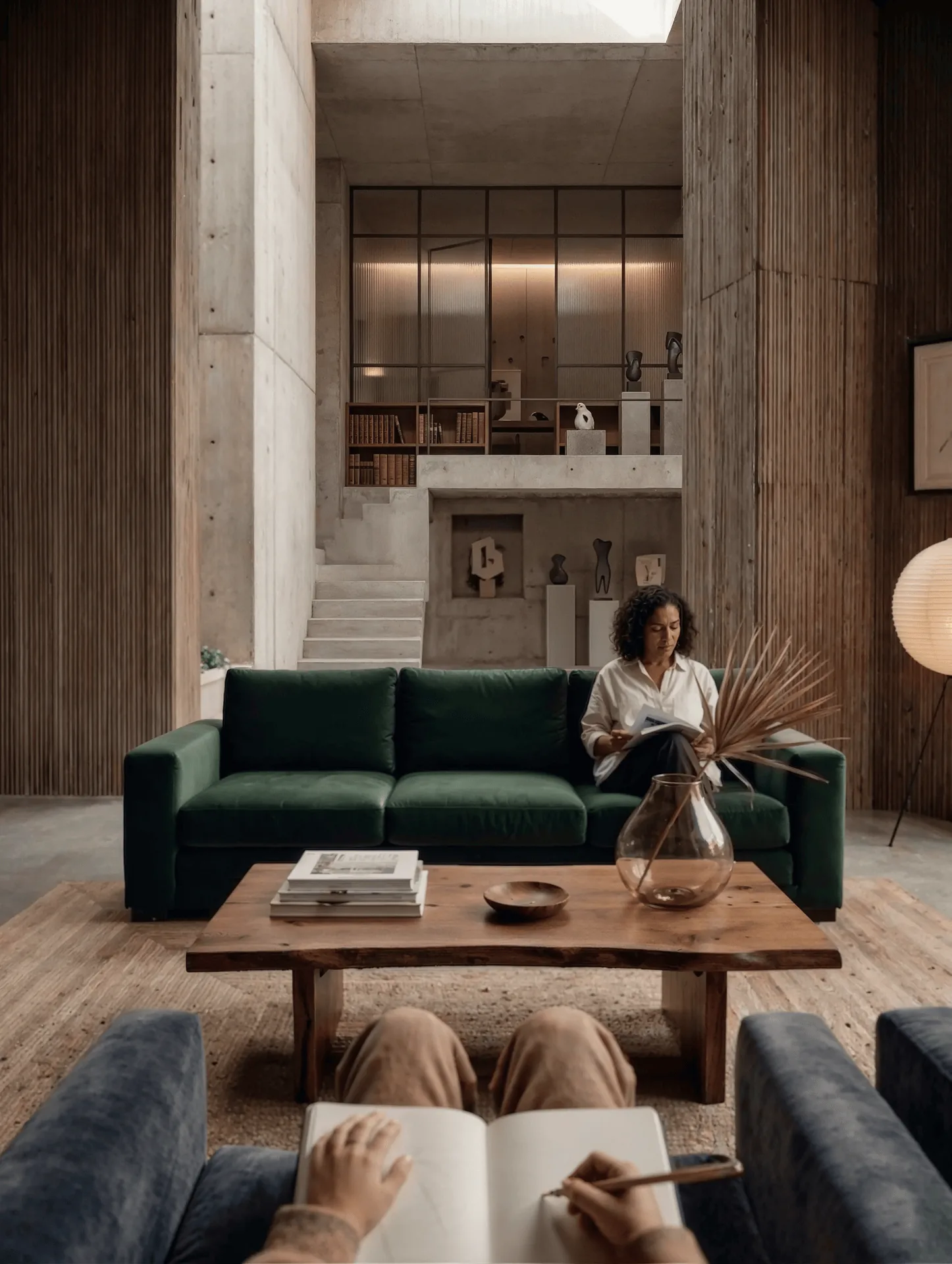 Animated multi-angle interior study